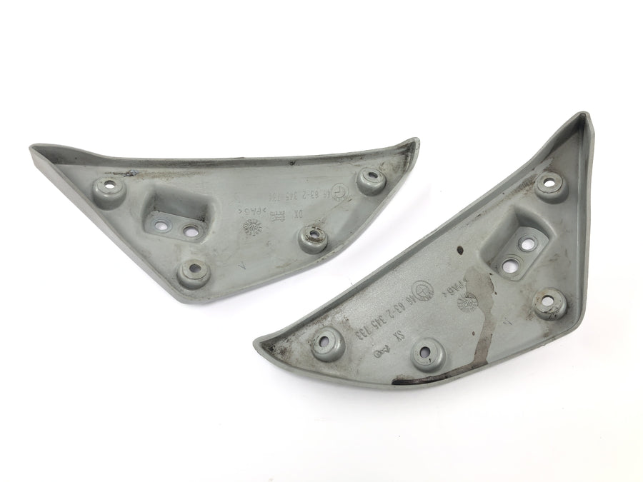 BMW F 650 GS R13 [2000] - Soporte de intermitentes, panel frontal, plateado izquierdo y derecho