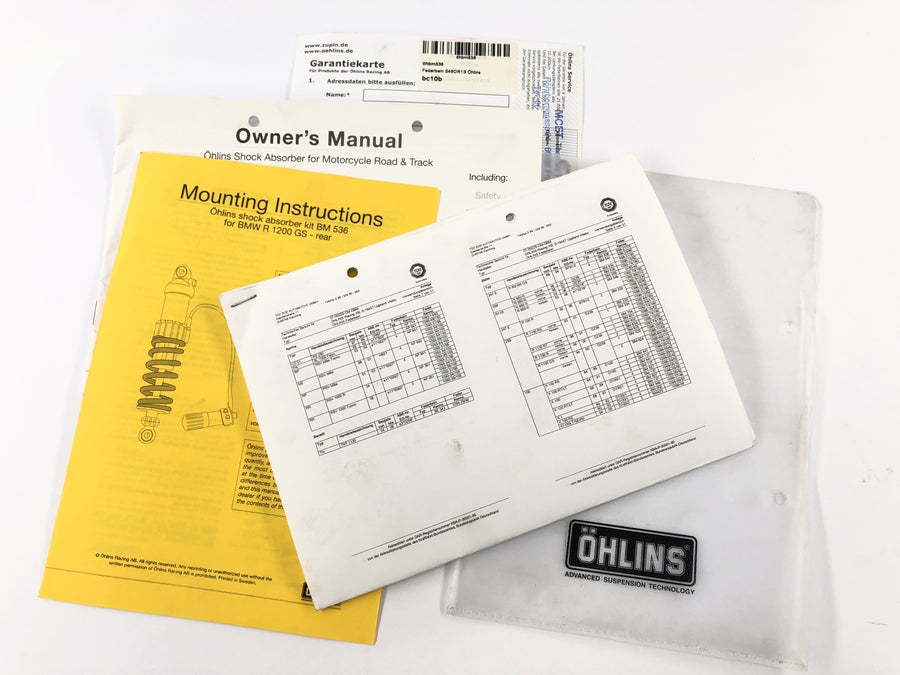 BMW R 1200 GS R12 K25 [2003] - Absorbador de choque de parachoques de primavera en la parte trasera Öhlins