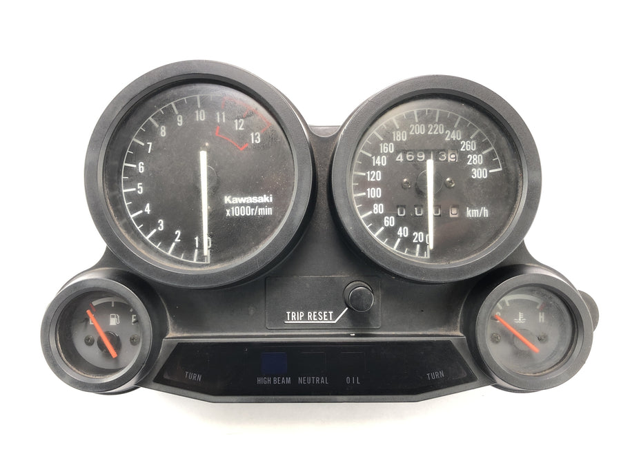 Kawasaki ZX -10 ZXT00B [1990] - Instrumentos de exhibición de cabina de tacómetro de tacho