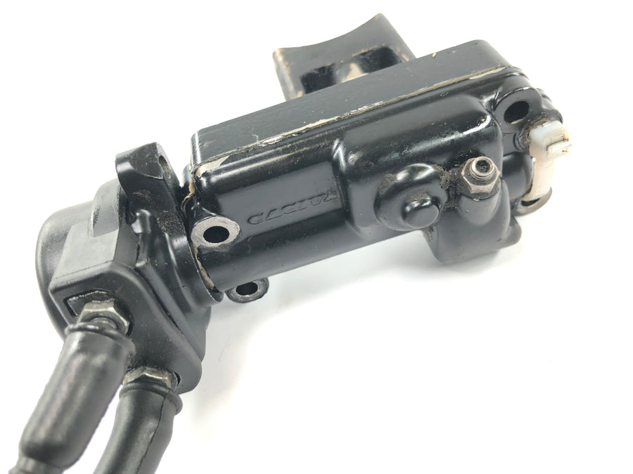 Cagiva Planet 125 [1998] - control de escape con corredera de escape con cables Bowden