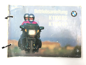 BMW K 1100 RS [1991] - Instrucciones de funcionamiento para las instrucciones de funcionamiento