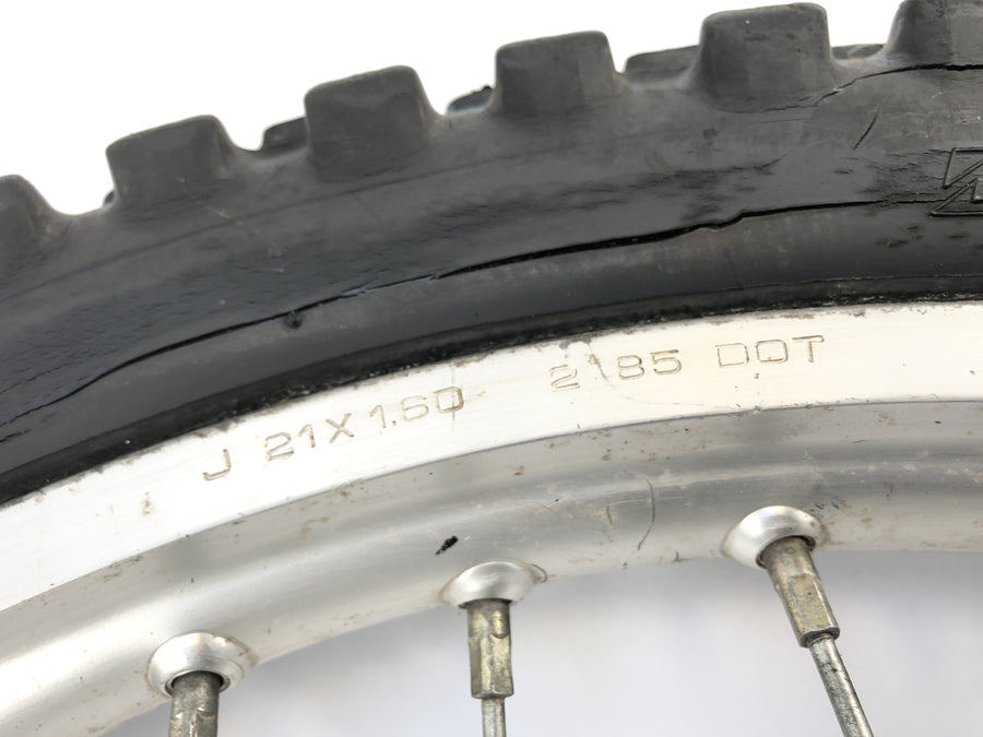 Yamaha TT 600 59X [1986] - Rueda de la rueda delantera Rueda de 1.60 x 21 "Tires porosos