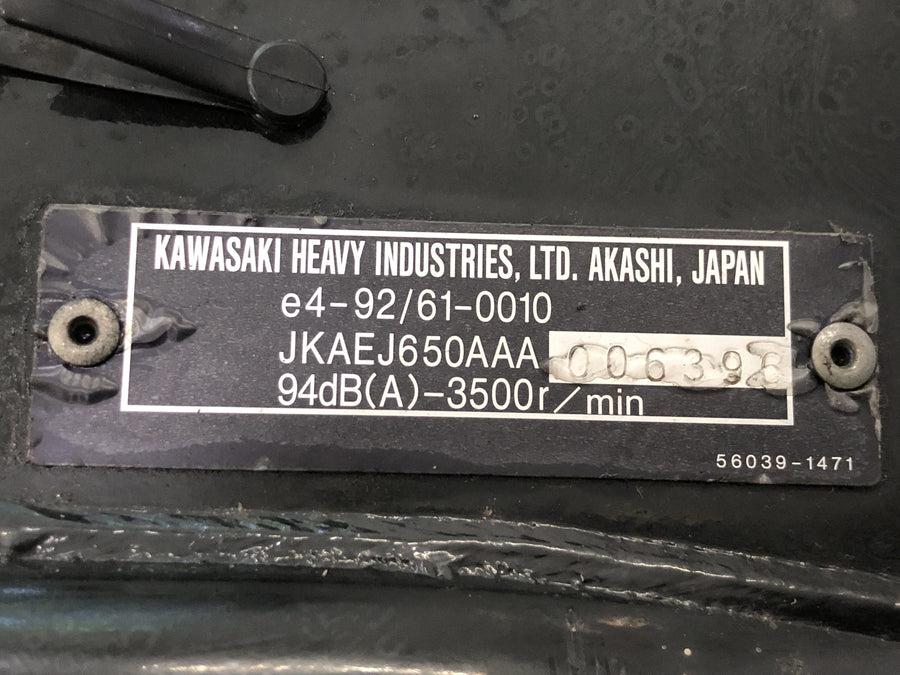 Kawasaki W 650 EJ650A [1999] - Marco con papeles