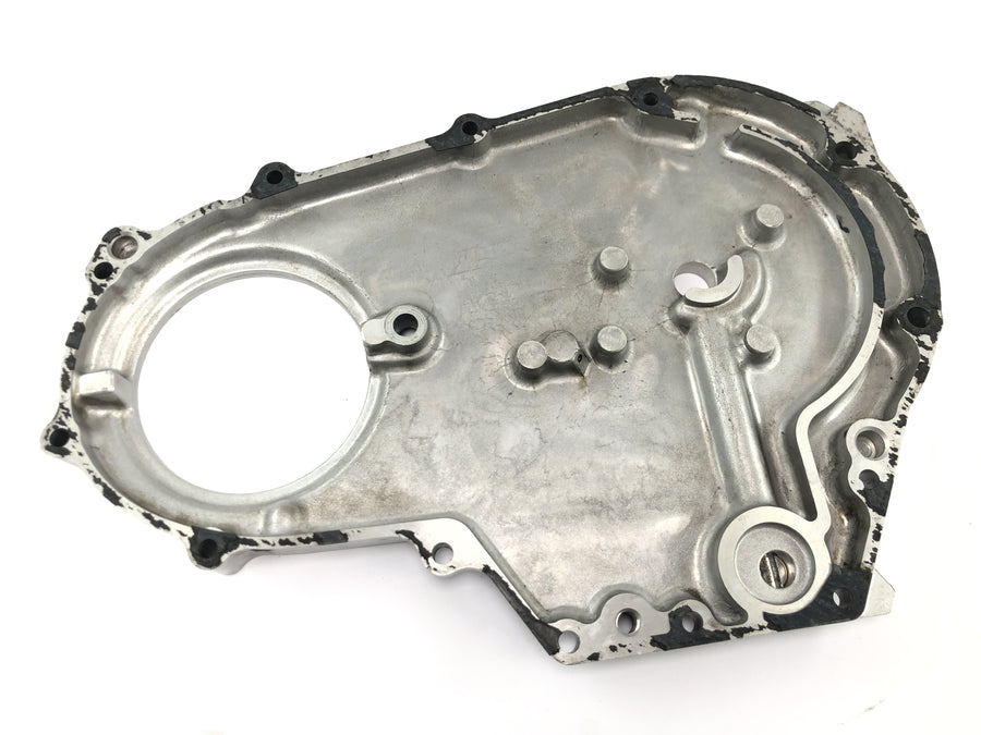 Yamaha XV 1600 Wild Star VP08 [2002] - cubierta de transmisión primaria dentro de la cubierta del motor derecha