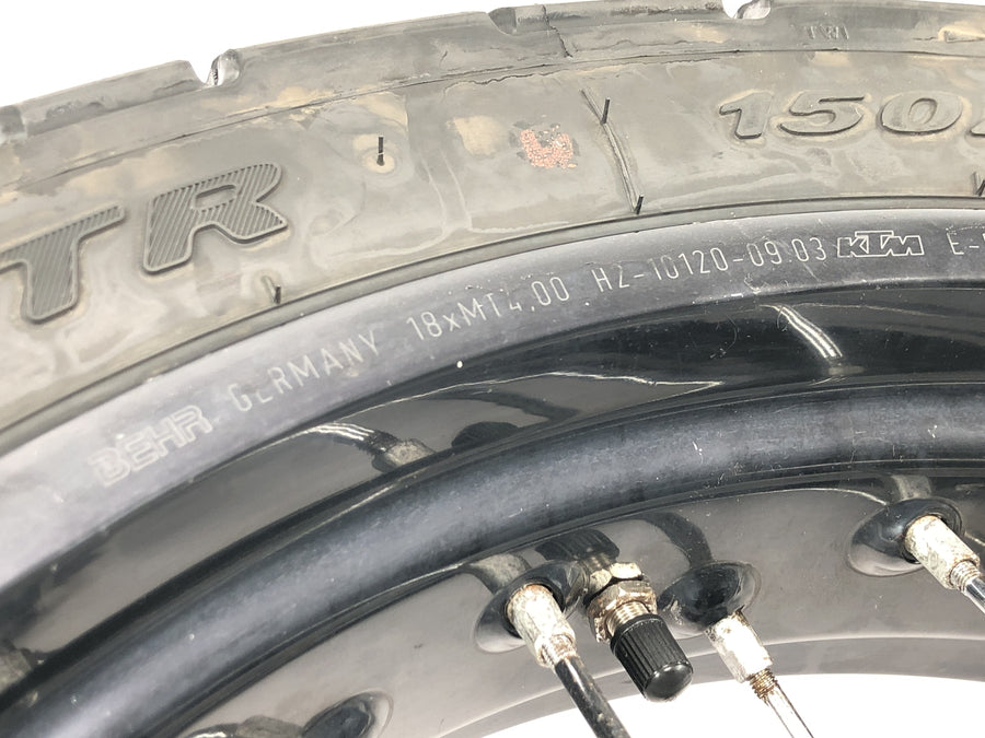 KTM 950 Adventure LC8 [2004] - llanta trasera rueda de radios 4,00 x 18"