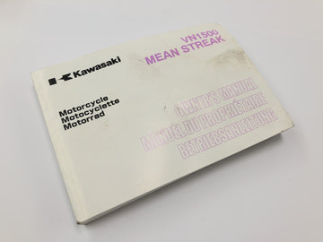 Kawasaki VN 1500 Mean Streak VN50T [2005] - Instrucciones De Funcionamiento Manual Del Conductor Manual De Usuario