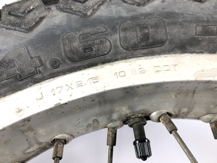 Honda XL 250 R MD03 [1993] - llanta trasera rueda de radios 2,15 x 17"