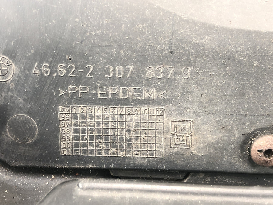 BMW K 1200 GT K12 [2003] - Portamatrículas con protección contra salpicaduras de luz de matrícula