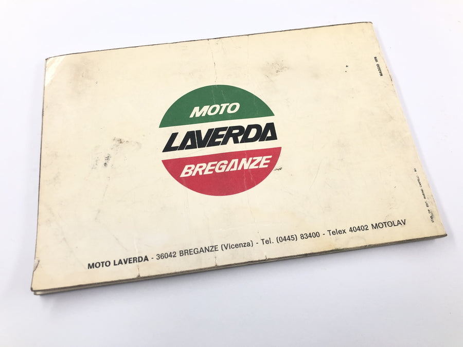 Laverda 1000 [1978] - Manual de instrucciones Uso y Manutención