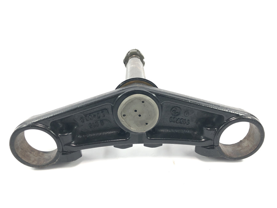 Yamaha MT 03 RM02 [2007] - Puente inferior de la horquilla, abrazadera del cabezal de dirección, puente del cabezal de dirección delantero
