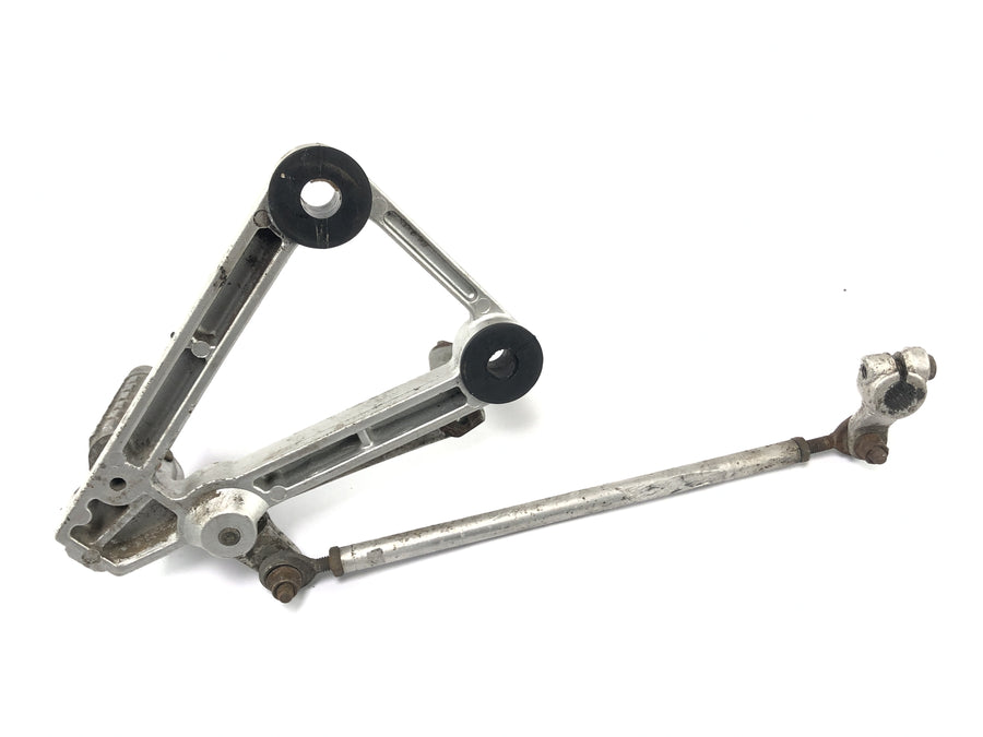 Cagiva Mito 125 Evo 8P [2000] - soporte del reposapiés del reposapiés del conductor a la izquierda con pedal de conmutación