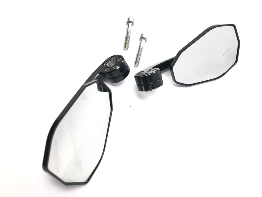 Yamaha MT 03 RM02 [2007] - Espejo extremo manillar espejo retrovisor conjunto delantero negro