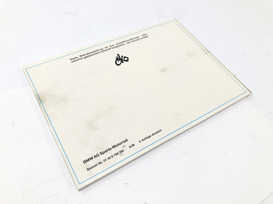 BMW K 1100 LT 100 [1994] - Manual de instrucciones de operación