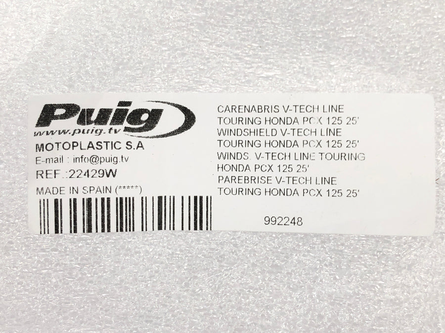 Honda PCX 125 [2025] - Carenabris Cúpula V-Tech Line Touring transparente