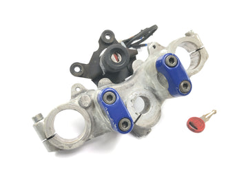 Sachs ZX 125 [1998] - Abrazadera superior para horquilla, soporte para manillar con cerradura de encendido