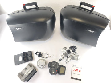 BMW R 1200 R [2007] - Conjunto de maletas con Castle Set Tacho CDI HORK Puente sobre Abe para el aumento del manillar