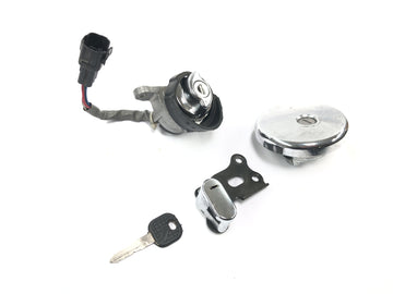 Kawasaki VN 1600 Classic VNT60A [2007] - Juego de cerraduras cerradura encendido tapa depósito cerradura casco - 0