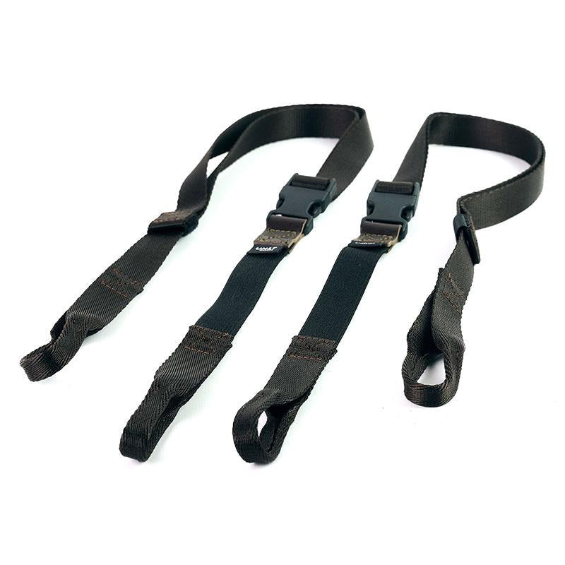 BMW R nineT 1200 Urban G/S (niedriger Auspuff) [2017-2023] - Zwei Riemen mit Lederabschlüssen