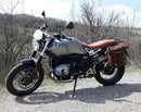 BMW R nineT 1200 Racer [2017-2020] - Zwei Seitentaschen aus Leder + Doppelrahmen