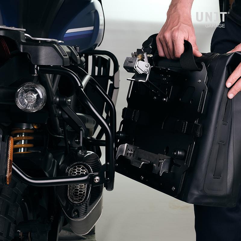 BMW F 850 GS [2018-2024] - Zwei Khali-Seitentaschen aus TPU 35L - 45L + Paar Aluminiumplatten
