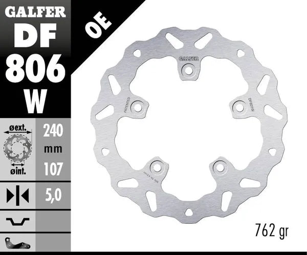 Gas SM 700 [2022-2024] - Disco de freno Wave® – imagen 4
