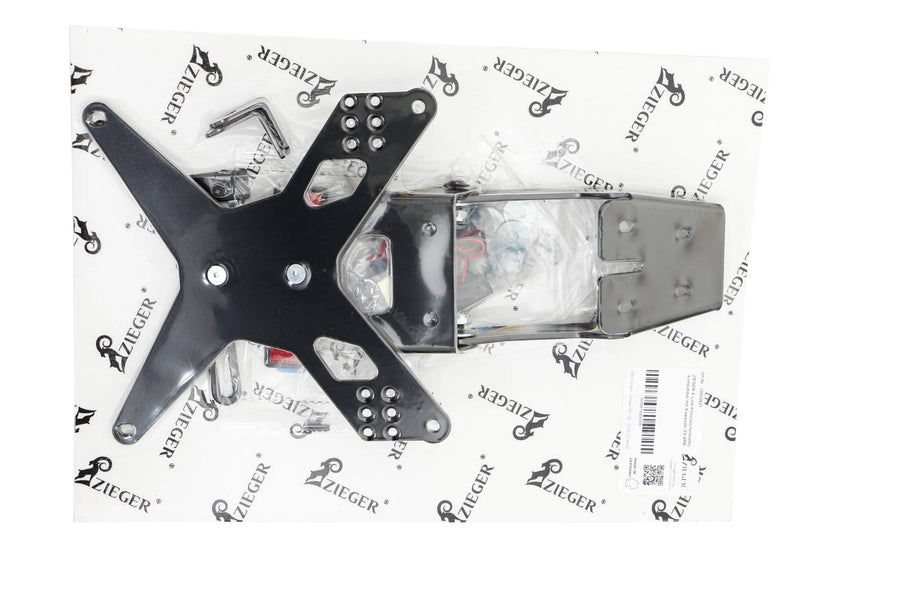 harley davidson flstf [ZIEGER] – Portamatrículas X-Line tipo E