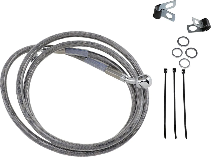 harley davidson fxsts [ESPECIALIDADES DE ARRASTRE] - Kit de línea de freno extendida de acero inoxidable