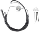 harley davidson flhr [ESPECIALIDADES DE ARRASTRE] - Kit de línea de freno de vinilo negro extendido-2