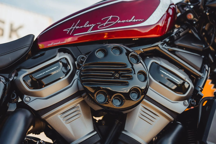 harley davidson nightster [CULT WERK] – tapa del filtro de aire “ranurada”