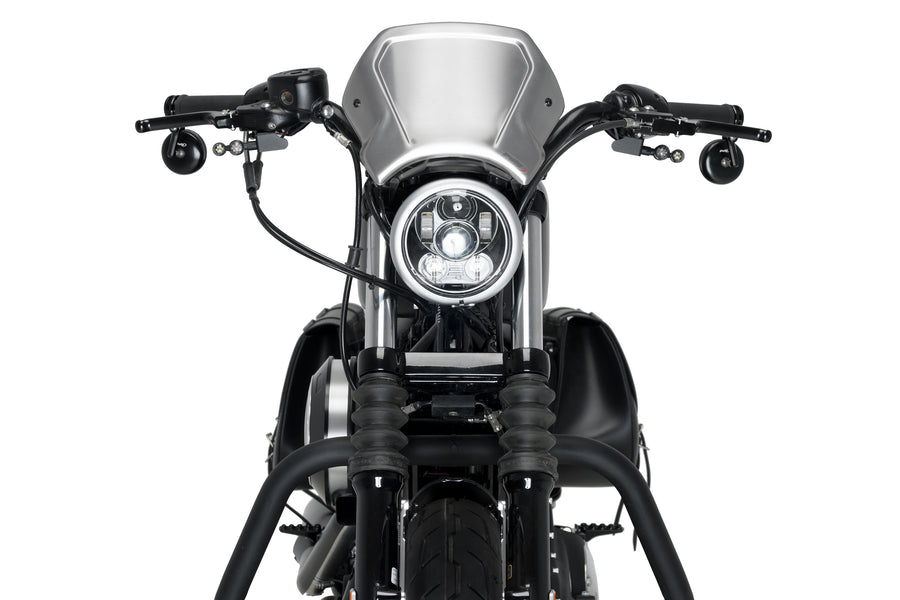 HARLEY DAVIDSON SPORTSTER 883 IRON XL 883 N [2012] – Placa frontal ALU – plateada