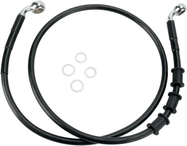 Harley Davidson FLS [ESPECIALIDADES DE ARRASTRE] - Kit de línea de freno extendida de vinilo negro