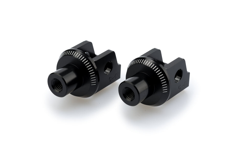 SUZUKI DL 800 V-STROM [2025] – Adaptador goma reposapiés “Rider” – Negro