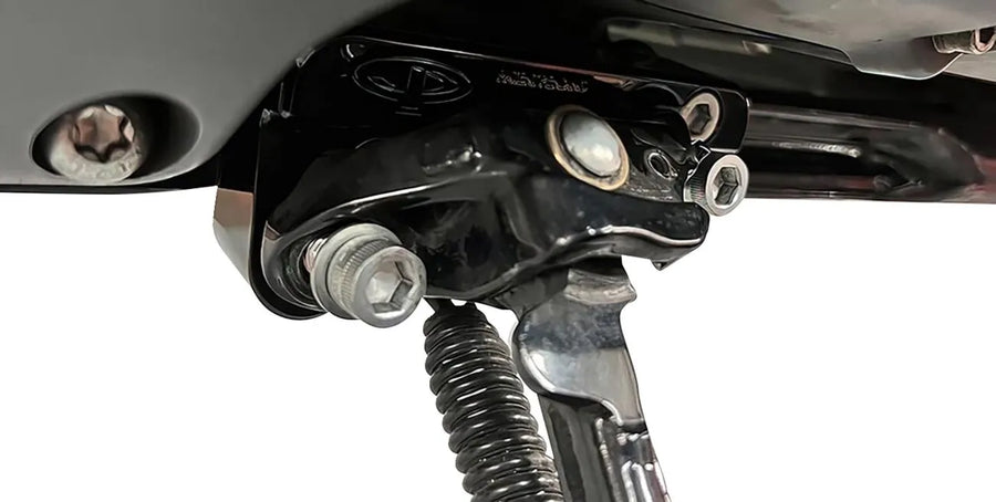 harley davidson flfb [PAUL YAFFE BAGGER NATION] – soporte lateral del bloque de montaje
