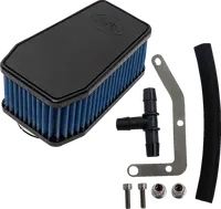 Indian CHALLENGER 108 Limited [2025-2026] - Stealth Luftfilter-Kit mit Abdeckung – Oberfläche: Schwarz – Bild 8