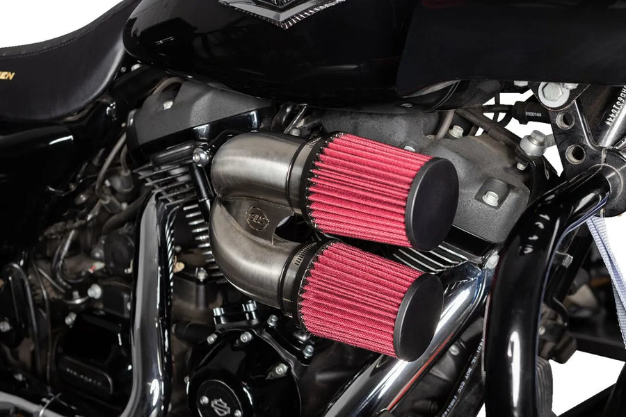 Harley-Davidson FLRT 1868 Freewheeler 114 [2025] - Tuned Induction Luftfilterkit – Oberfläche: Silber – Bild 5