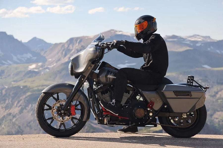 Harley-Davidson XL 1200 T Sportster Superlow [2018-2019, 2018-2020] - Disco de freno Cubiq™ - superficie: negro, cromado - imagen 3