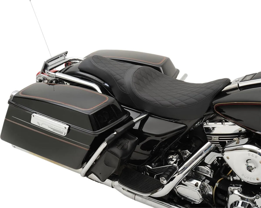 harley davidson flhri [ESPECIALIDADES DE ARRASTRE] - Asiento de vinilo para 2 personas Caballero