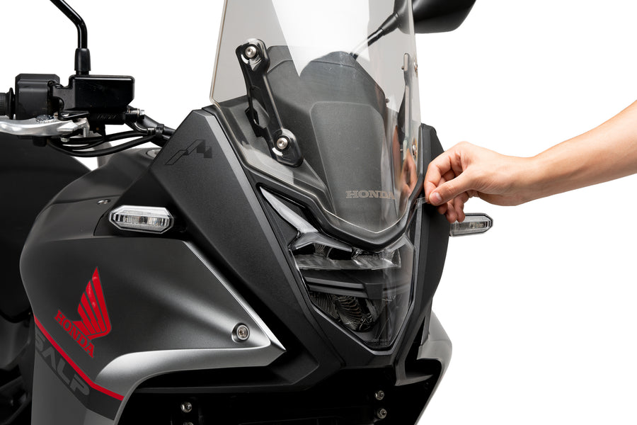HONDA XL 750 TRANSALP [2024] – Protección de faros Adherir – Transparente