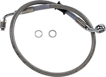 harley davidson flfb [ESPECIALIDADES DE ARRASTRE] - Kit de latiguillos de freno de acero inoxidable