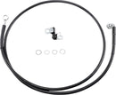 harley davidson fxsts [ESPECIALIDADES DE ARRASTRE] - Kit de línea de freno de vinilo negro extendido-1