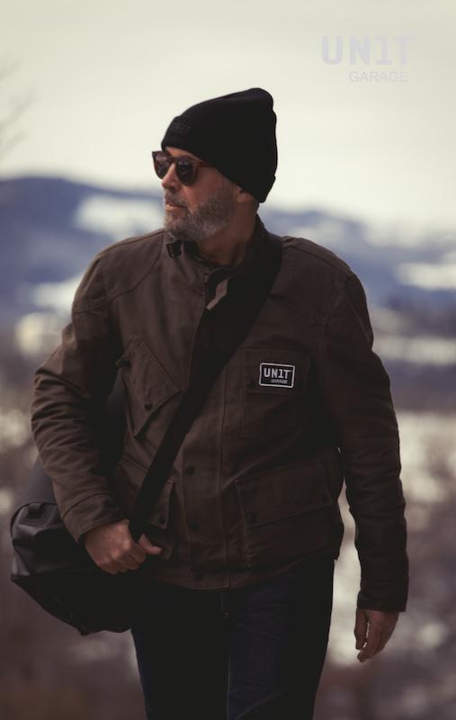 BMW R nineT 1200 Urban G/S (hoher Auspuff) [2017-2023] - Grüne Zagora-Jacke