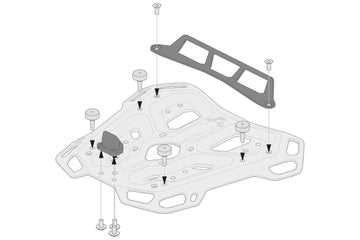 [SW-MOTECH] - Kit adaptador para portaequipajes ADVENTURE-RACK para Givi/Kappa Monolock – imagen 2