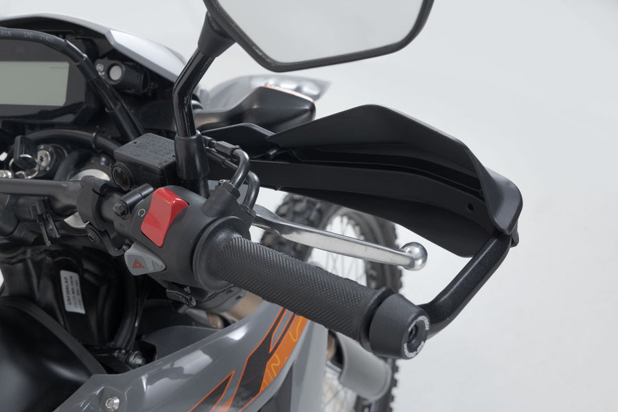 Honda CRF 300 L Rally [2021-2024] - Kit de protectores de manos Adventure negro, para CRF300L y Triumph Scrambler 400X/XC - foto 7
