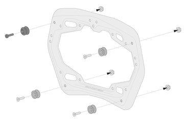 [SW-MOTECH] - Kit adaptador para soportes laterales PRO – imagen 2