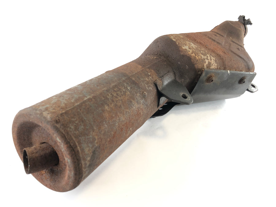 Suzuki DR 800 S SR42B [1991] - Muffler de escape fuertemente oxidado