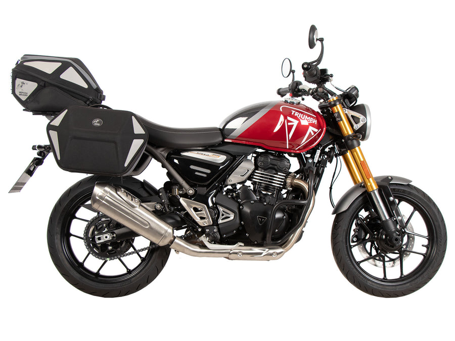 Portaequipajes trasero Hepco & Becker Smartrack para Triumph Speed 400 (2024-2026) - incluido en el set completo