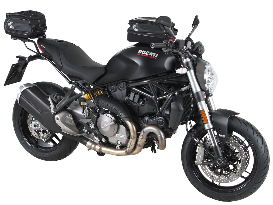 Portaequipajes trasero Hepco & Becker Smartrack para Ducati Monster 821 (2018-2020) - incluido en el set completo