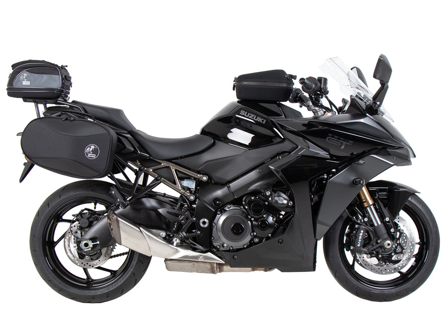 Portaequipajes trasero Hepco & Becker Smartrack para Suzuki GSX-S 1000 GT/Travel (2022-2026) - incluido en el set completo