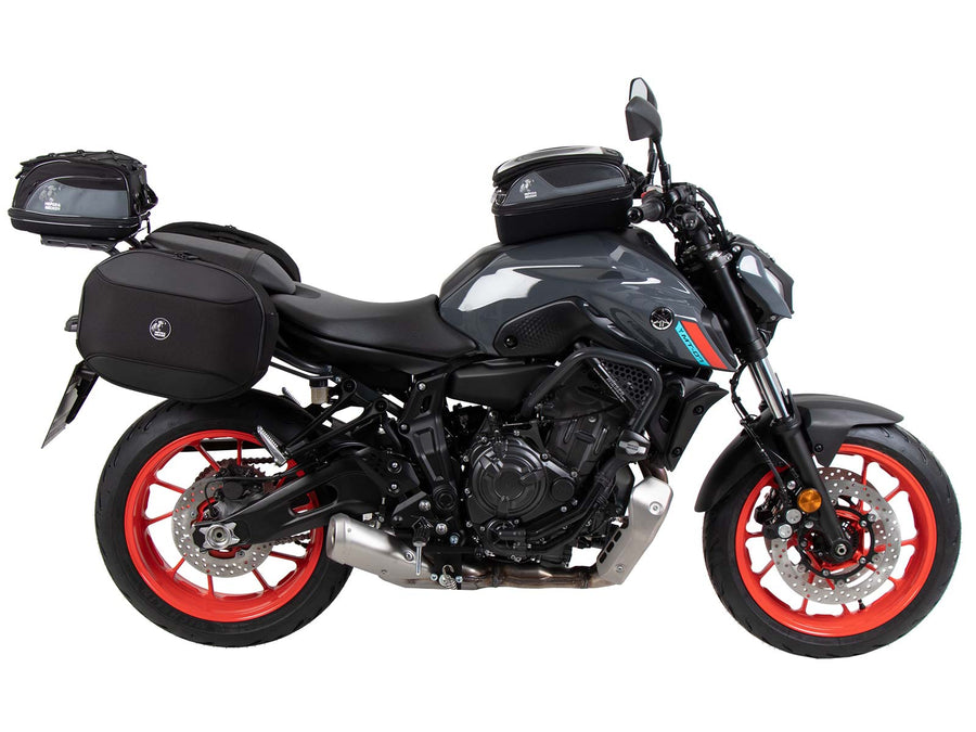 Portaequipajes trasero Hepco & Becker Smartrack para Yamaha MT-07 (2021-2024) - incluido en el set completo