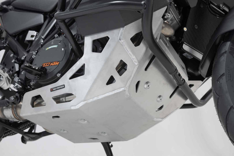 KTM 1290 Super Adventure R [2021-2024] - Barra protectora del motor plateada – Imagen 3